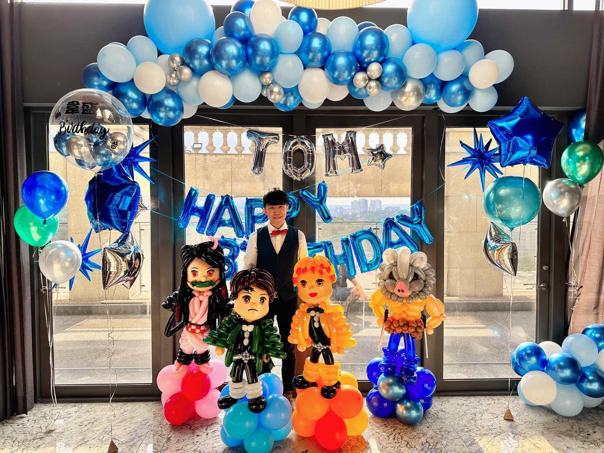 鬼滅之刃主題生日派對｜兩天內備齊魔術、泡泡秀、彩繪與氣球人偶