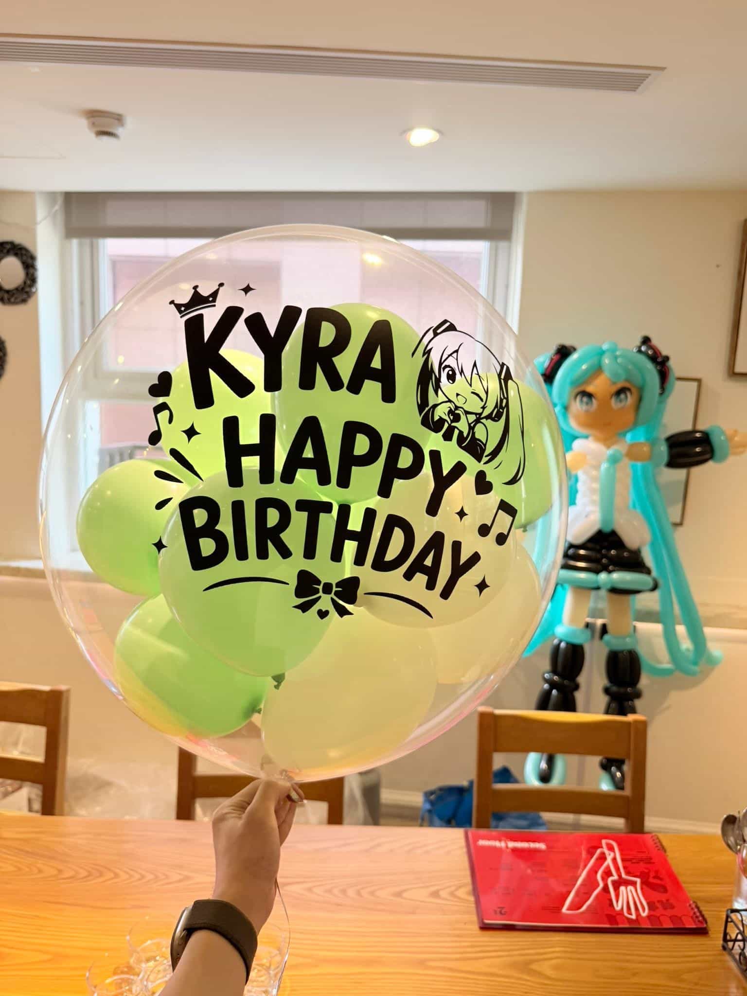 初音未來中型客製氣球人偶