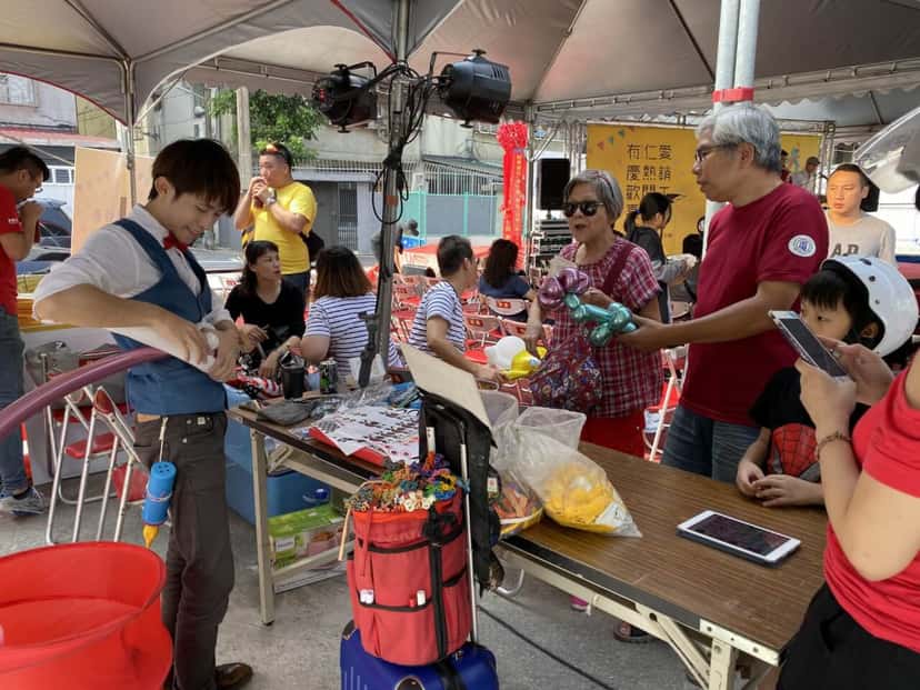 【折氣球活動】永和建商「有仁愛」開工開銷嘉年華