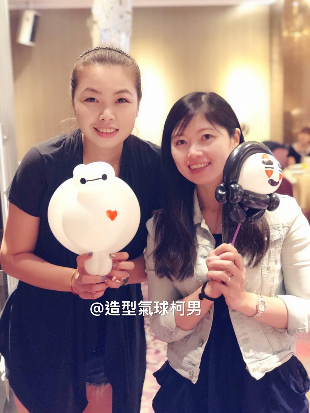 【婚禮折氣球(有影片)】新莊晶宴會館婚禮氣球小物