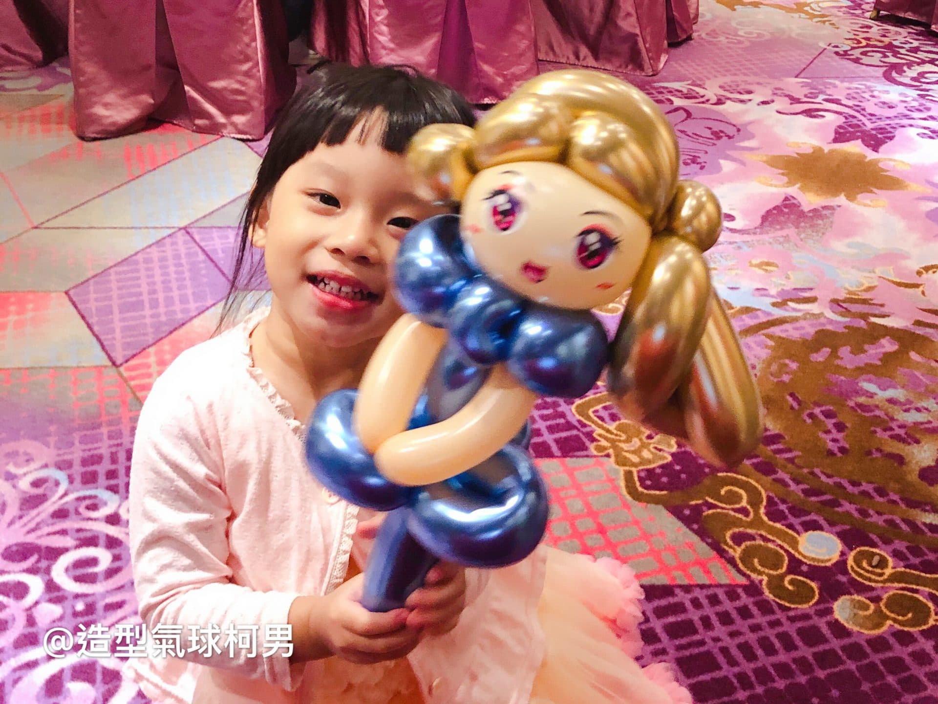 【婚禮折氣球(有影片)】新莊晶宴會館婚禮氣球小物