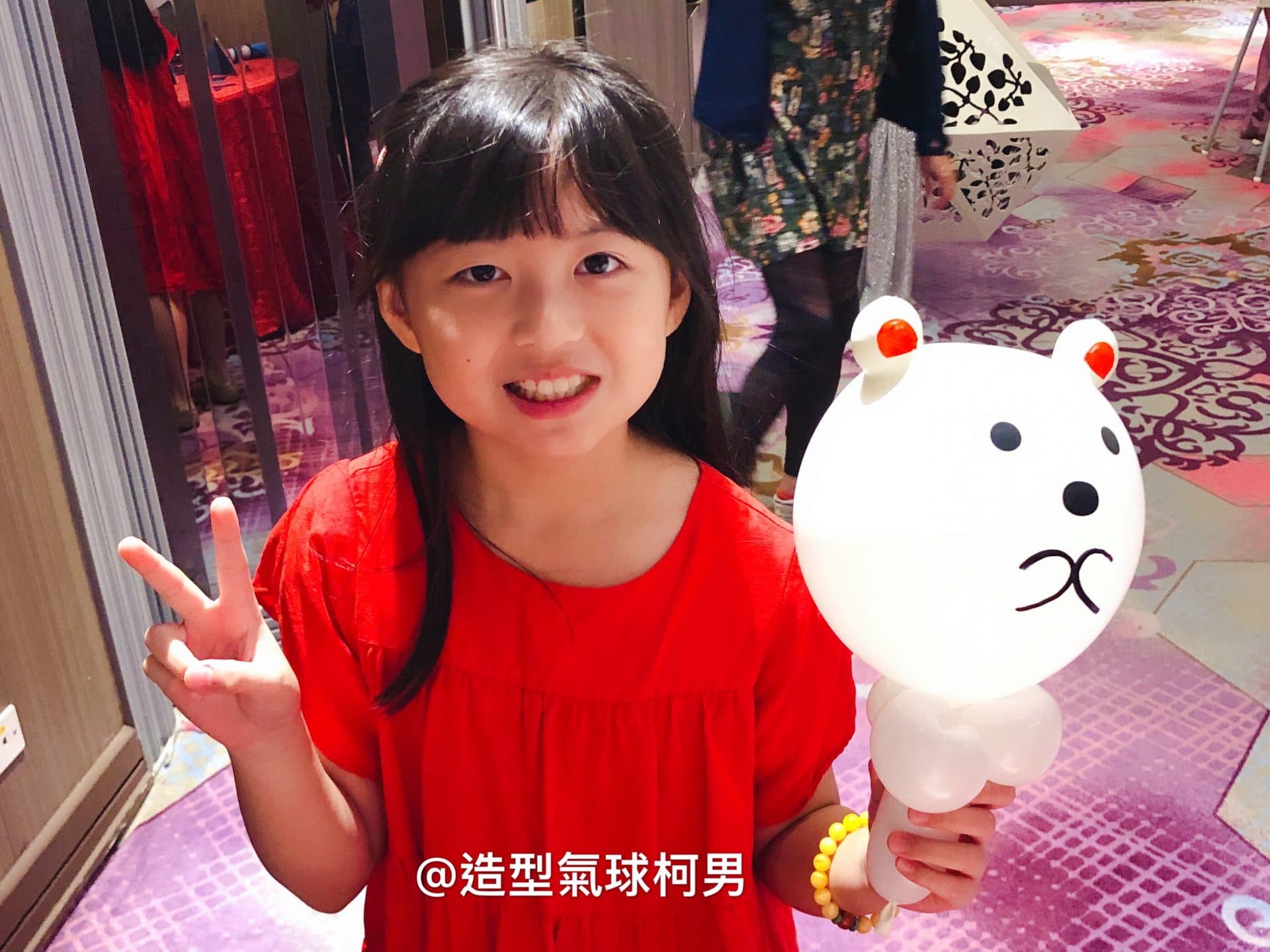 【婚禮折氣球(有影片)】新莊晶宴會館婚禮氣球小物
