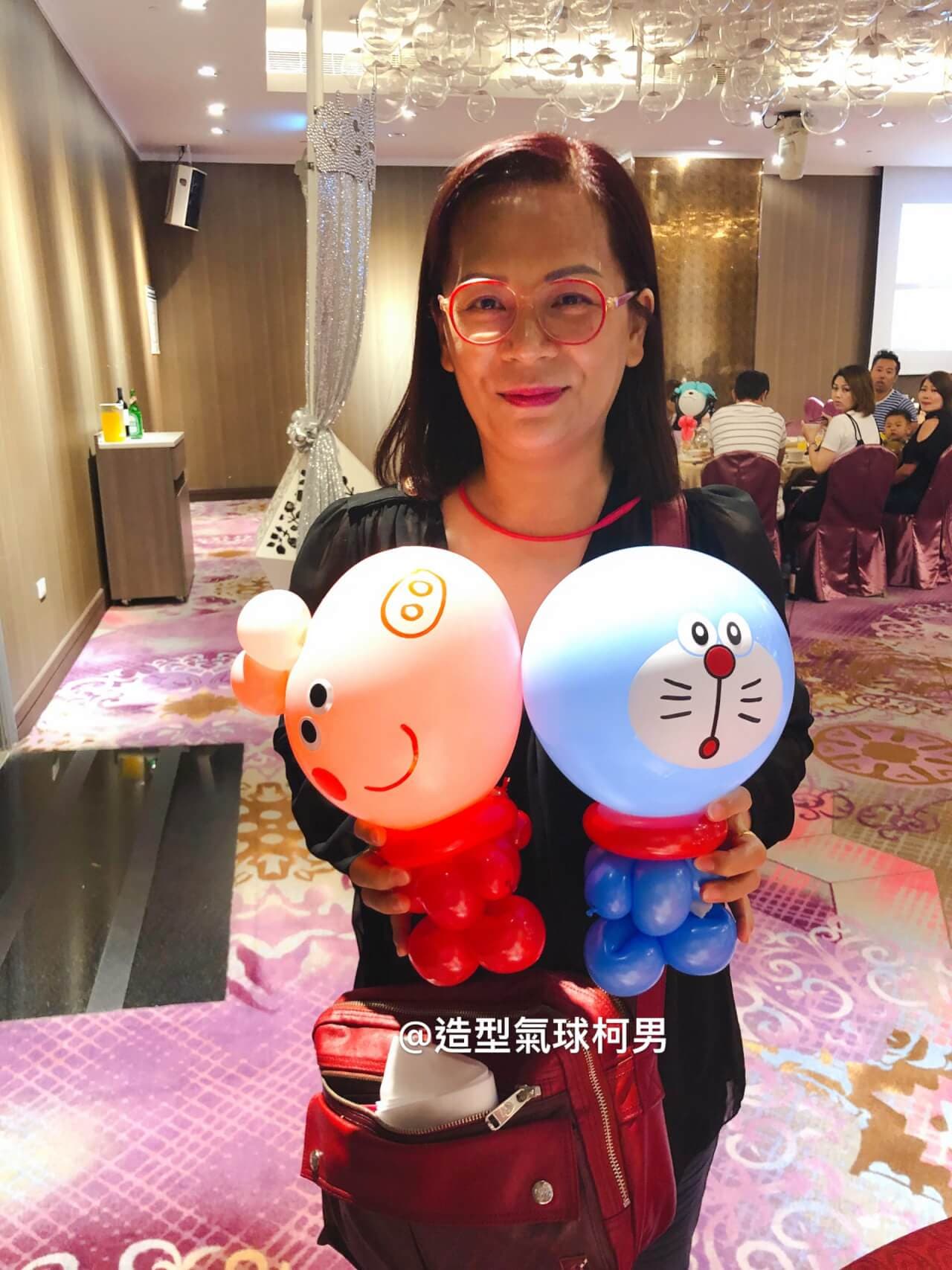 【婚禮折氣球(有影片)】新莊晶宴會館婚禮氣球小物