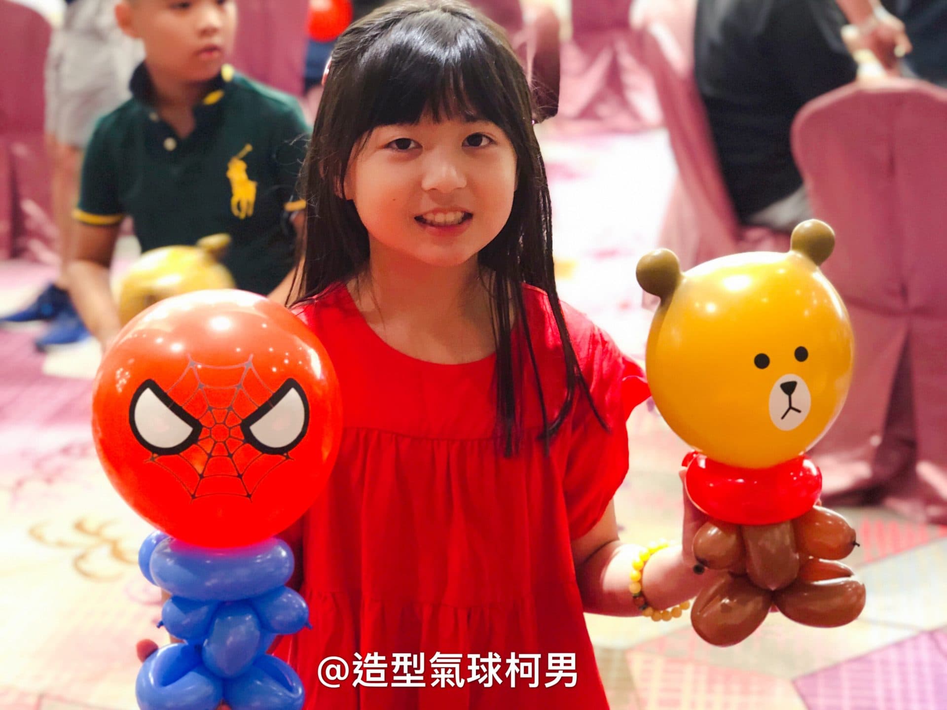 【婚禮折氣球(有影片)】新莊晶宴會館婚禮氣球小物
