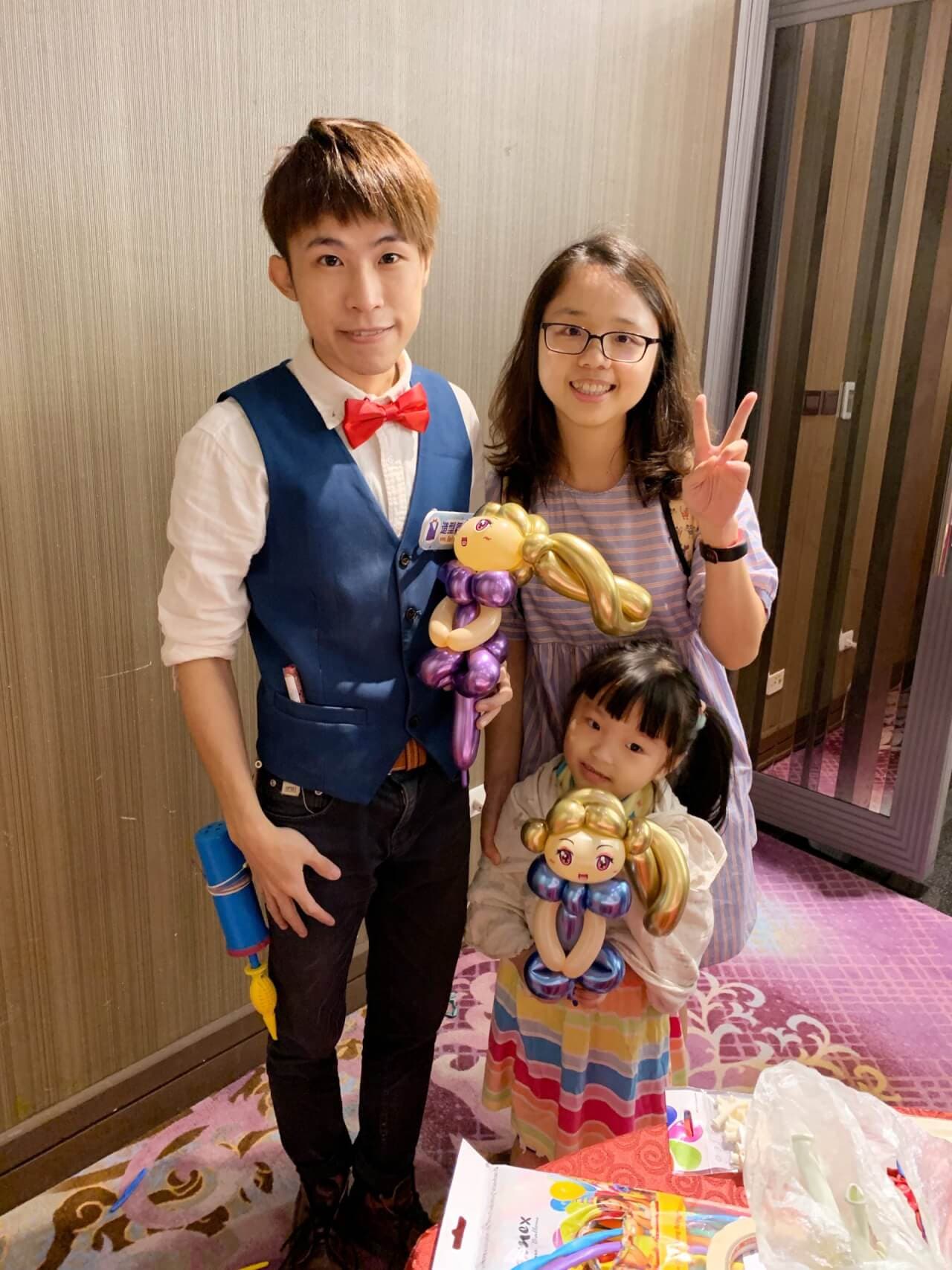 【婚禮折氣球(有影片)】新莊晶宴會館婚禮氣球小物