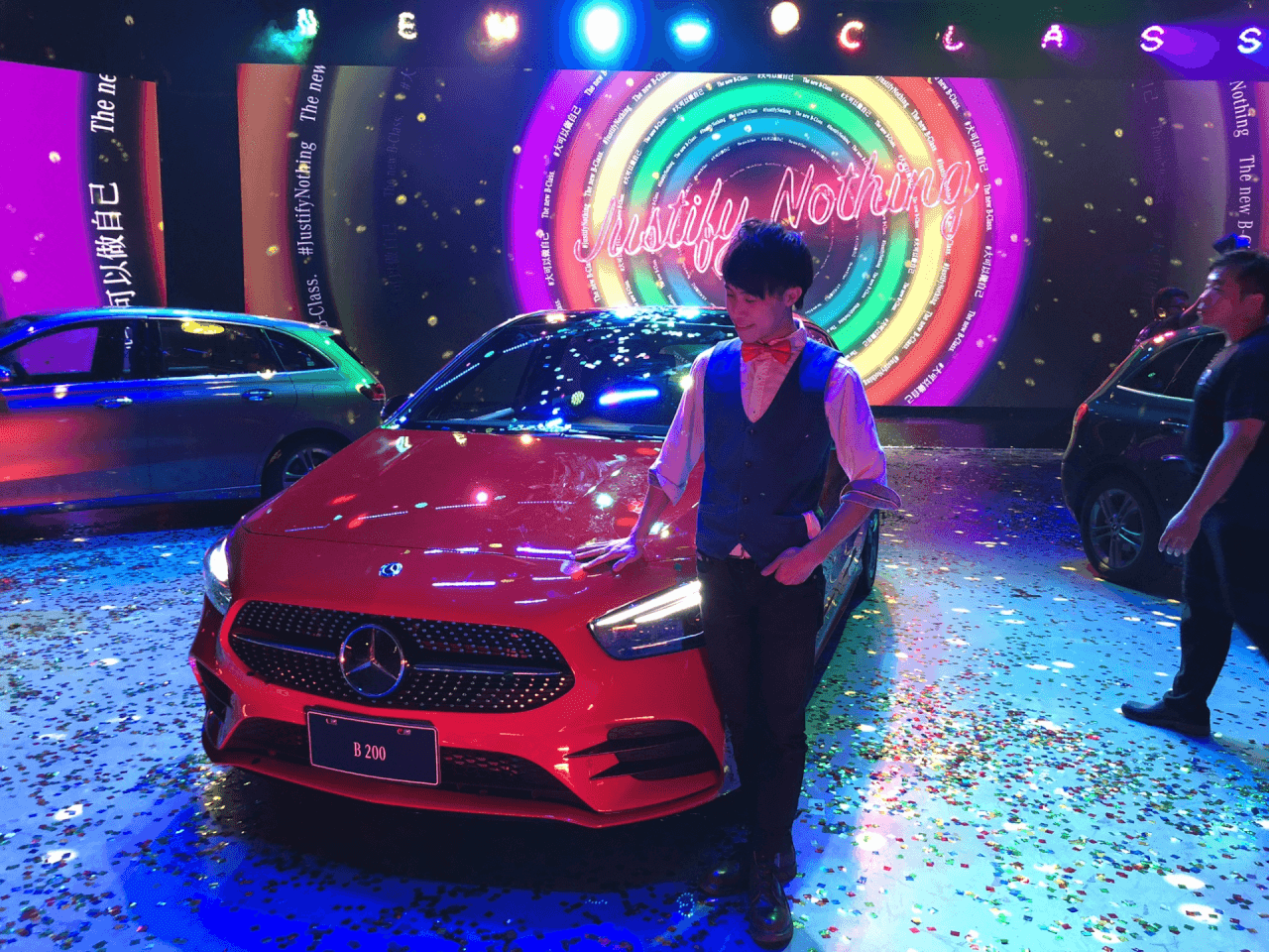 【賓士Benz B-Class新車發表會】折氣球巧遇網紅林進、小A辣