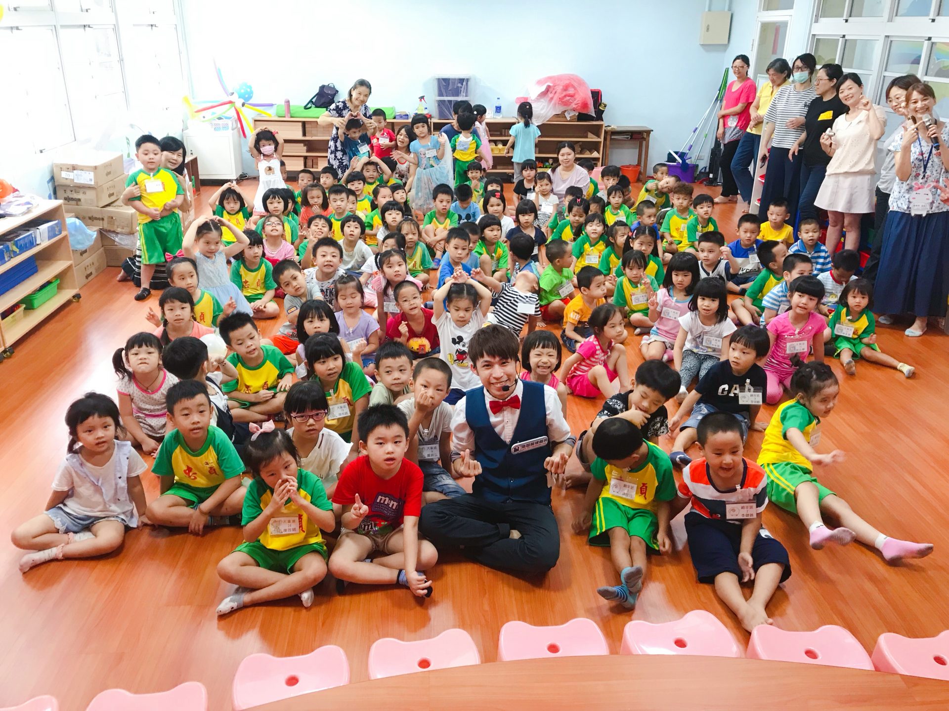 【幼兒魔術表演(有影片)】桃園忠貞國小附幼-稚園開學典禮演出