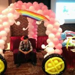 會場佈置/造型氣球做品_氣球馬車 (婚禮喜宴)